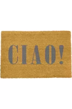 Image of Ciao Grey Doormat - Regular 60x40cm