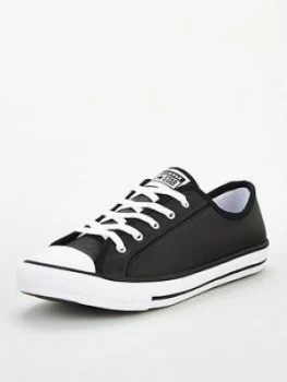Image of Converse Chuck Taylor All Star Leather Dainty - Black