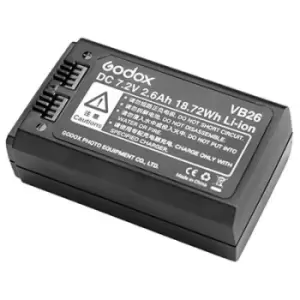 Image of Godox VB26 battery for V1, V860III and MF-R76 Flashgun