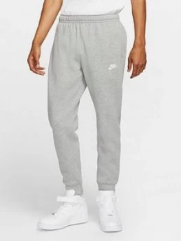 Image of Nike NSW Plus Size Club Fleece Joggers - Grey , Dark Grey, Size 4XL, Men