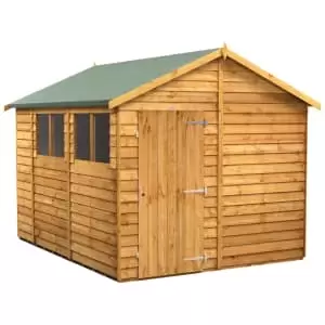Image of Power Sheds 10 x 8ft Apex Overlap Dip Treated Shed
