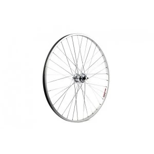 Image of Wilkinson Wheel Alloy 700c Hybrid Q/R Silver Disc Front