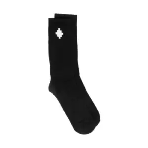 Image of Cross Sideway Midhigh Socks