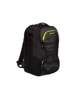 Image of Targus Targus Work + Play Fitness 15.6" Laptop Backpack - Black/Yellow