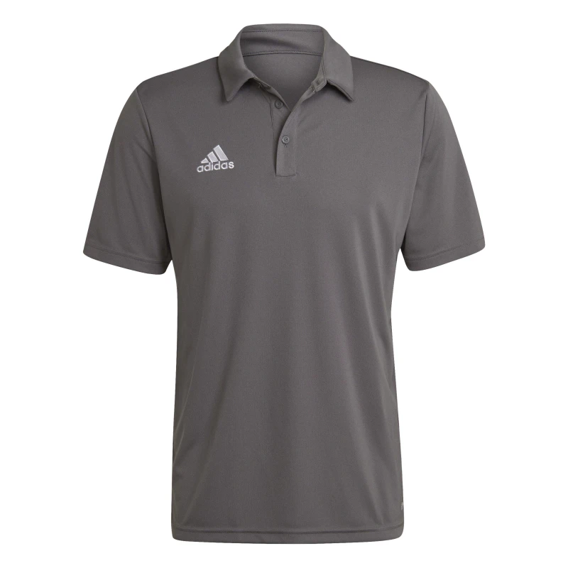 Image of adidas Mens Performance Polo Shirt Grey Four male S