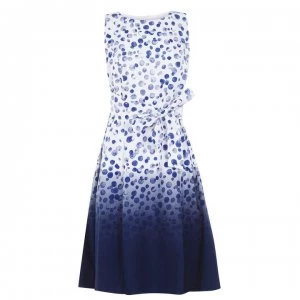 Image of DKNY Fit and Flare Tie Dress - 2271 IVRY/ECLIP