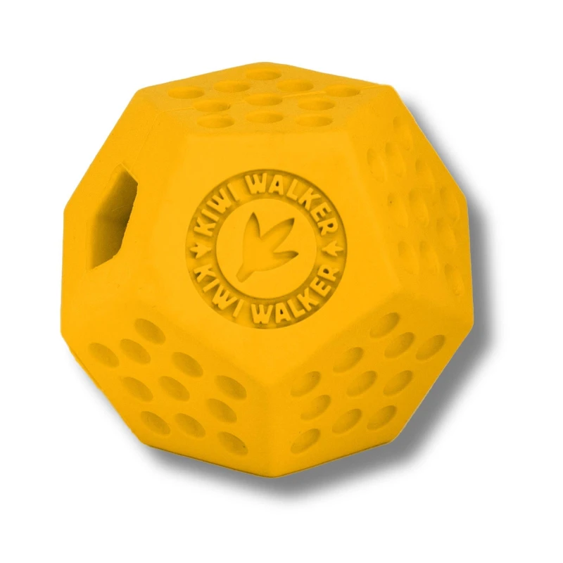 Image of Kiwi Walker Dodecaball Dog Toy Orange unisex one size