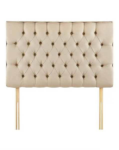 Image of Silentnight Silentnight Romano Headboard Sandstone KING XK43602