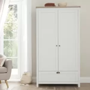 Image of Tutti Bambini Verona Wardrobe in White and Oak