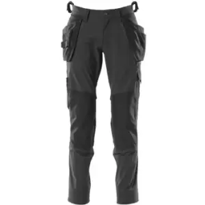 Image of MASCOT ACCELERATE Ultimate Stretch Trousers with holster pockets Black - 38R - Black