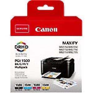 Image of Canon PGI1500 Black and Tri Colour Ink Cartridge