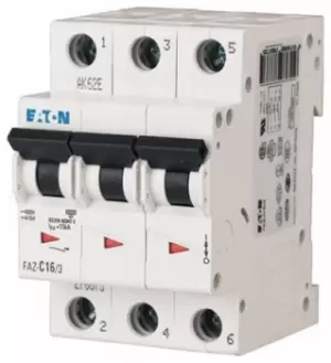 Image of Eaton xEffect 20A MCB Mini Circuit Breaker3P Curve C, Breaking Capacity 10 kA