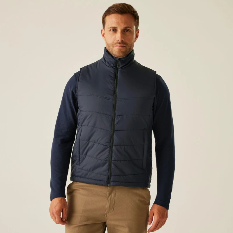 Image of Regatta Regatta Men Stage Insulated Bodywarmer in Dark Navy Size: X-Large Dark Navy XL Male 5057538108659