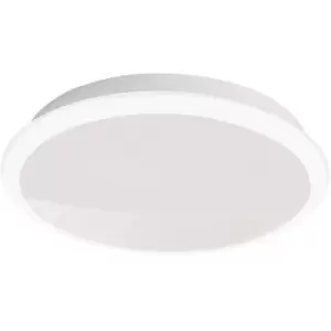 Image of Philips Denim 4.5W LED Round Wall/Ceiling Light White - Warm White - 915004320401