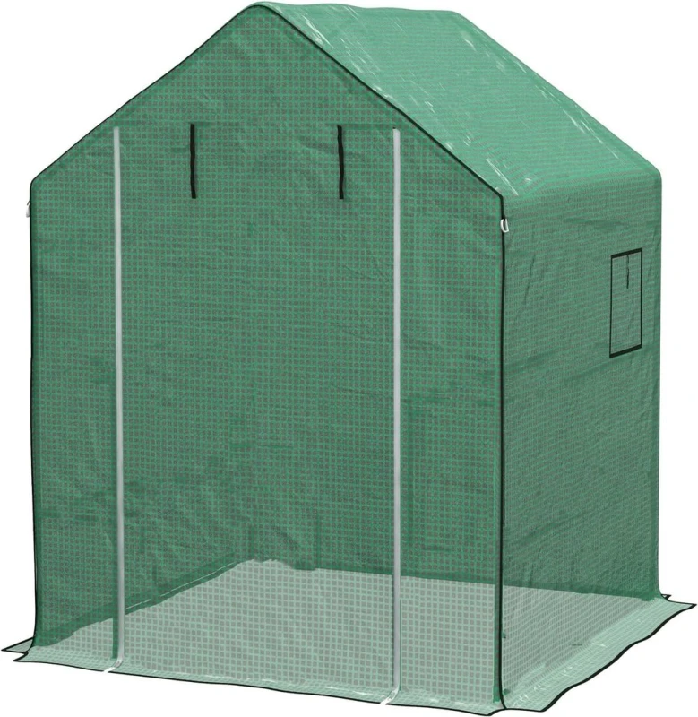 Image of Outsunny Walk-in Greenhouse Cover Replacement - Green 845-945V00GN
