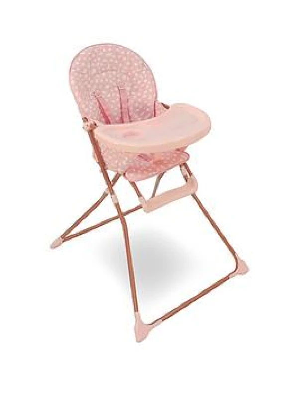 Image of My Babiie MBHC1 Compact Highchair - Pink, Blush Blush W5HHW Unisex