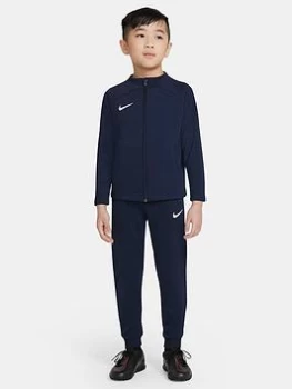 Image of Boys, Nike Little Kids Soccer Tracksuit - Navy, Size M