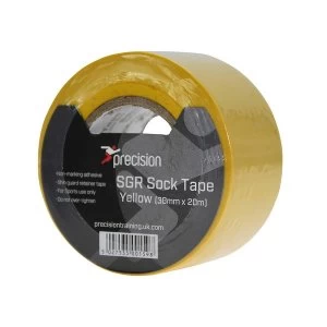 Image of Precision SGR Sock Tape 38mm (Pack of 5) - Yellow