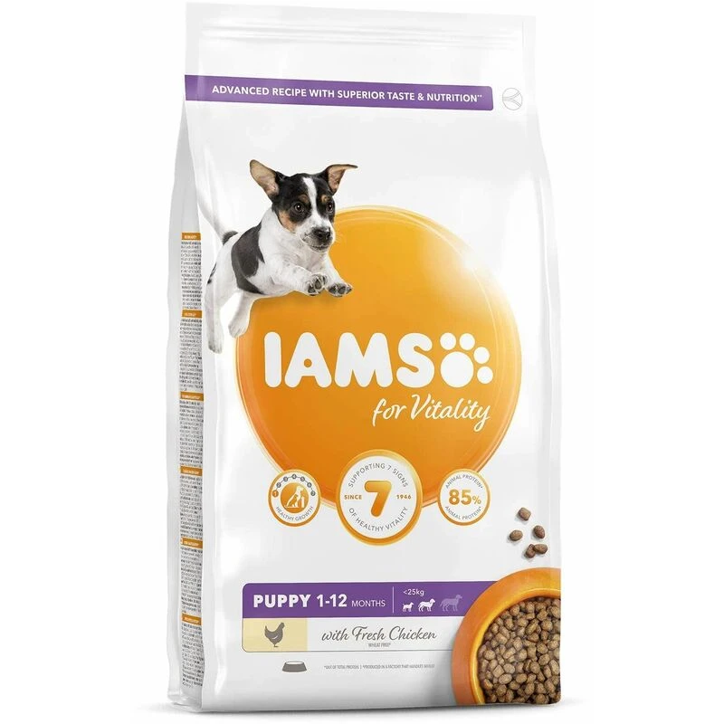 Image of Iams For Vitality Puppy 1 - 12 Months With Fresh Chicken 112429725