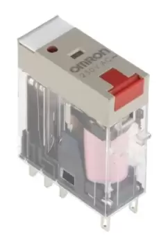 Image of Omron, 230V ac Coil Non-Latching Relay DPDT, 5A Switching Current Plug In, G2R-2-SNI 230AC(S)