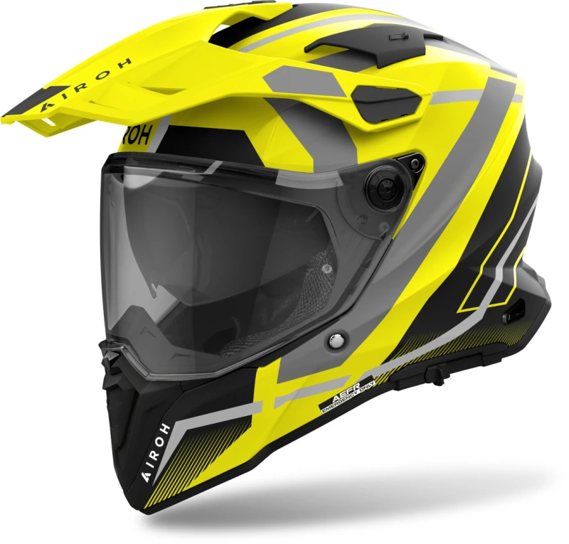 Image of Airoh Commander 2 Mavick Yellow Matt Adventure Helmet Size L
