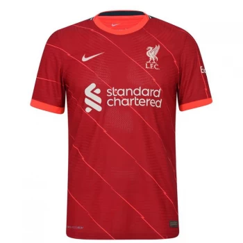 Image of Nike Liverpool Match Home Shirt 2021 2022 - Red