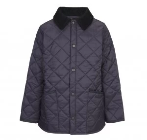 Image of Barbour Boys Liddesdale Quilted Jacket Black