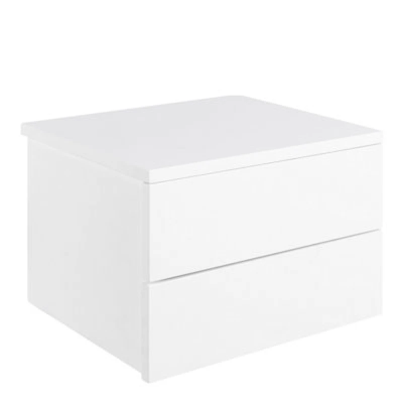 Image of Furniture To Go Avignon Bedside Table With 2 Drawers In Black