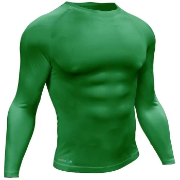 Image of Precision - Essential Baselayer Long Sleeve Shirt Adult - Large 42-44' - Green