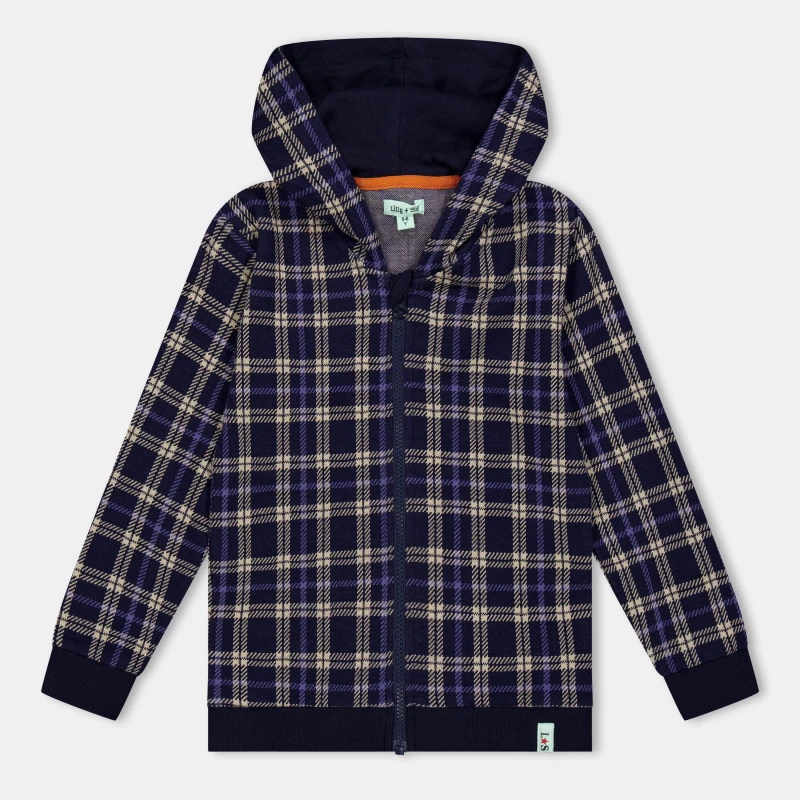 Image of Lilly + Sid Check Hoodie Multi