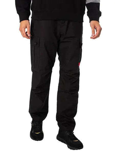 Image of HUGO Garlo233 Cargo Trousers Black 36W x 32L