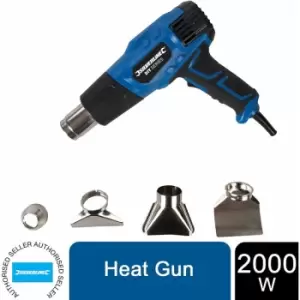 Image of Silverline - Heat Gun 550 C DIY 2000W Power Tools 127655