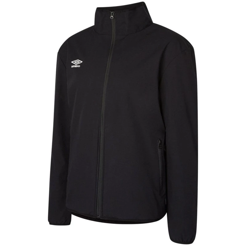 Image of Umbro Umbro Men Club Essential Bonded Jacket in Black Size: Small Black S Male 5063107684554