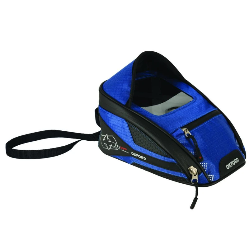 Image of Oxford M2R Motorcycle Mini Tank Bag Blue Blue