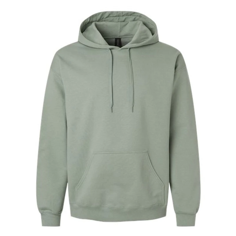 Image of Gildan Mens Softstyle Fleece Midweight Hoodie in Dark Grey Size: Small Dark Grey Male S