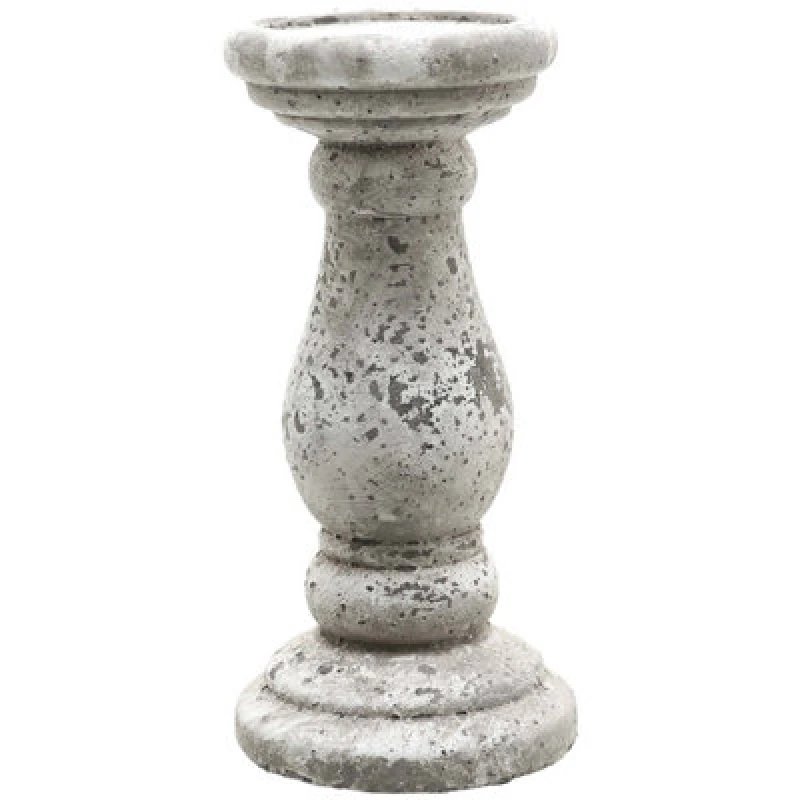 Image of Love Lace Small Stone Ceramic Candle Holder Stone
