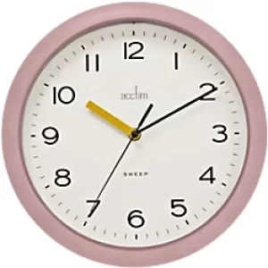 Image of Acctim Clock 22850 29 x 29 x 6.8 x 29cm Dusty rose