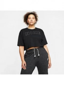 Image of Nike Nsw Air Crop Tee (Curve) - Black