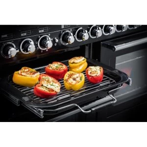 Image of Rangemaster EDL110EIBLC 117380 Encore Deluxe 110cm IND Range Cooker BlackChrome