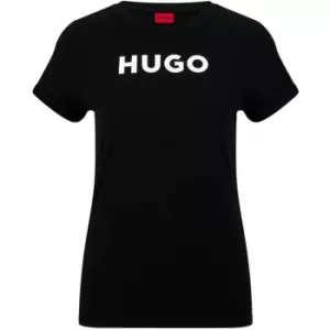 Image of Hugo Logo Short Sleeve T Shirt - Black