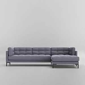 Image of Swoon Landau Smart Wool Corner Sofa - Right Hand Side - Corner Sofa - Anthracite