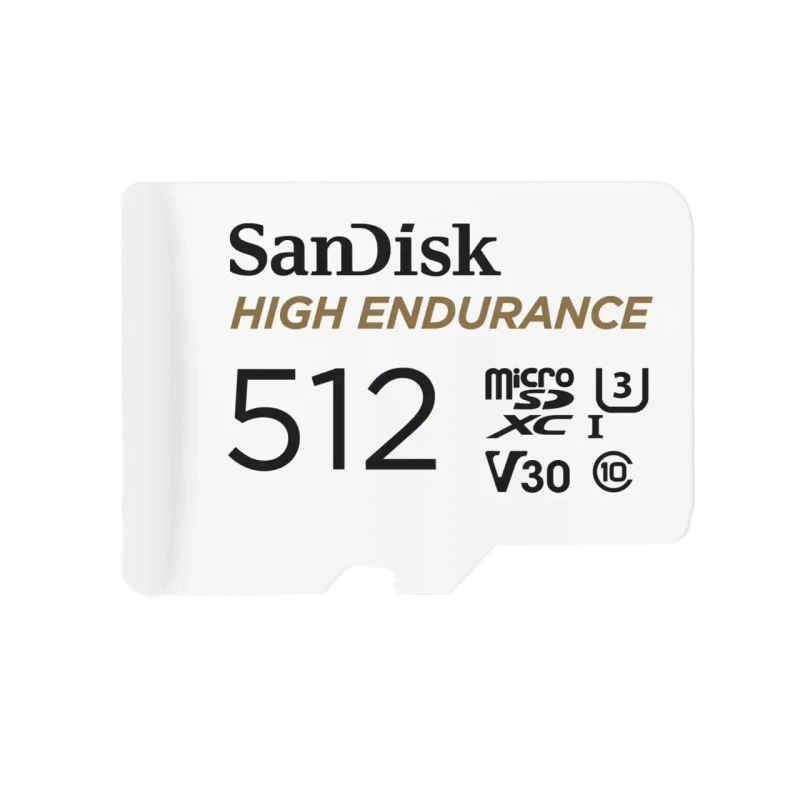 Image of SanDisk High Endurance microSDXC 512GB+ SD Adapter up to 20K Hours...