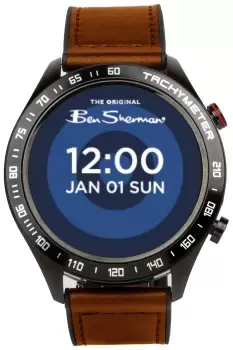 Image of Ben Sherman Brown Silicone Strap Smart Watch