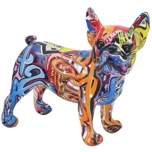 Image of Graffiti French Bulldog Figurine By Lesser & Pavey