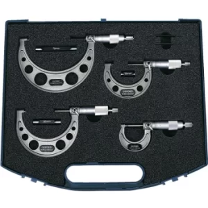 Image of Oxford 0-100MM 4-Pce External Micrometer Set