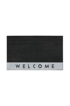 Image of Quartz Welcome Scraper Rubber Doormat 45x75cm