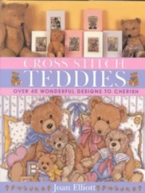 Image of Cross stitch teddies by Joan Elliott