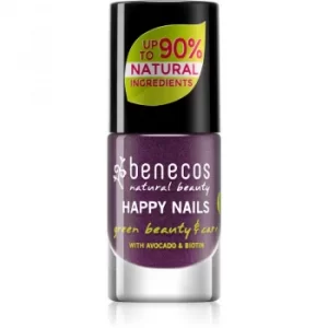 Image of Benecos Happy Nails Nourishing Nail Varnish Shade Galaxy 5ml