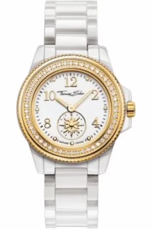 Image of Ladies Thomas Sabo Glam Chic Ceramic Watch WA0170-206-202-33MM