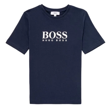 Image of Hugo Boss Classic Short Sleeve T-Shirt Navy Size 5 Years Boys
